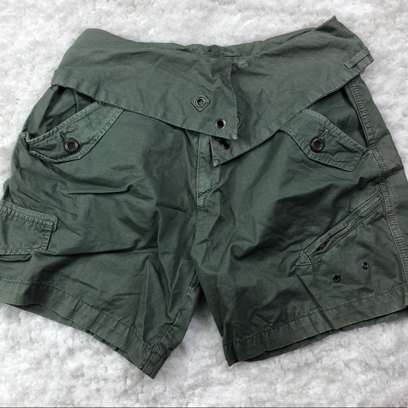 Blank NYC Pants - Blank NYC Khaki Green Military Shorts Size 27